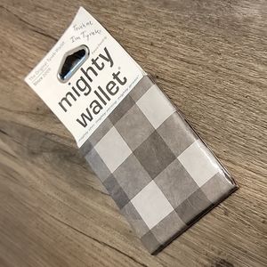 Might Wallet Black/White Plaid